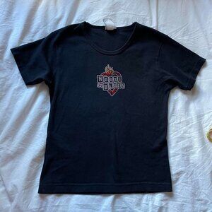 Vintage Rhinestone House of Blues Baby Tee